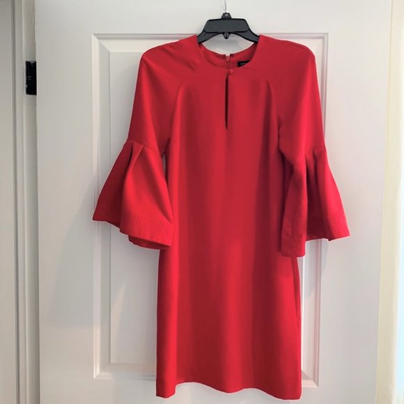 Banana Republic Dresses & Skirts - NWT Banana Republic Bell-Sleeve Shift Dress - Cherry Red, Size 2